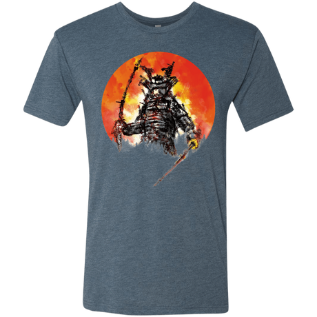 T-Shirts Indigo / S Samurai Bot Men's Triblend T-Shirt