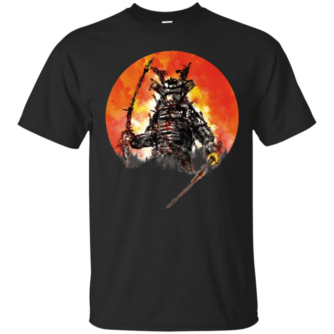T-Shirts Black / S Samurai Bot T-Shirt