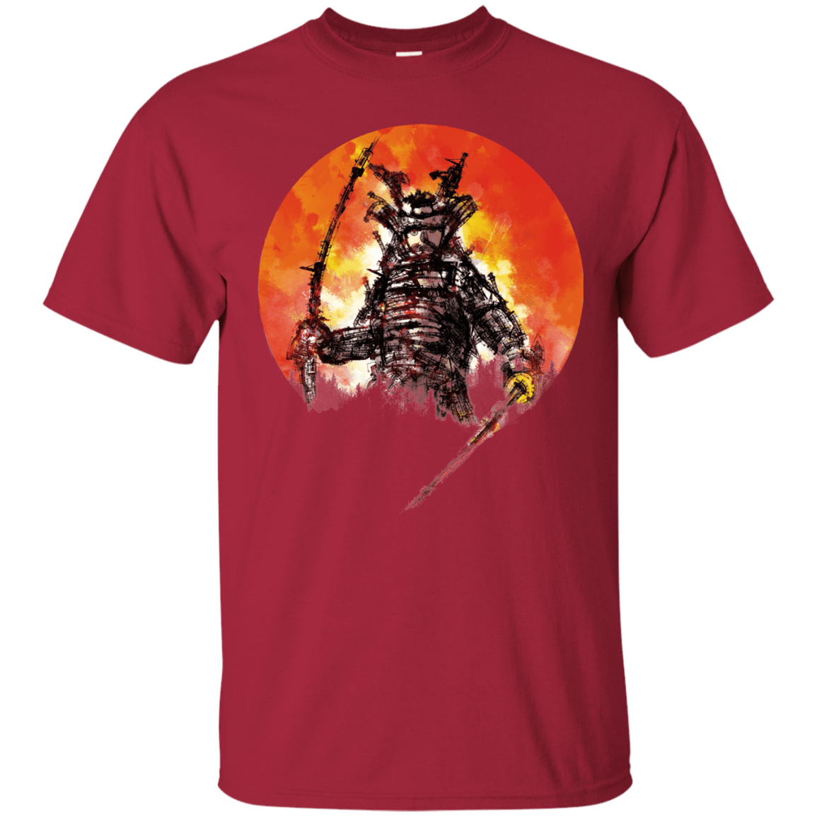 T-Shirts Cardinal / S Samurai Bot T-Shirt