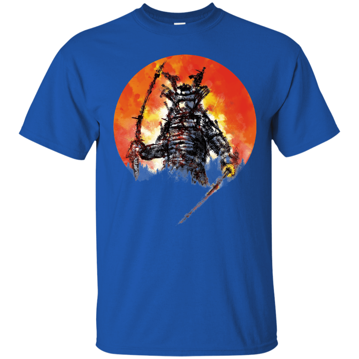 T-Shirts Royal / S Samurai Bot T-Shirt