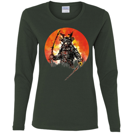 T-Shirts Forest / S Samurai Bot Women's Long Sleeve T-Shirt