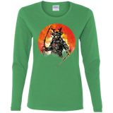 T-Shirts Irish Green / S Samurai Bot Women's Long Sleeve T-Shirt