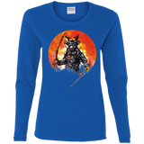T-Shirts Royal / S Samurai Bot Women's Long Sleeve T-Shirt