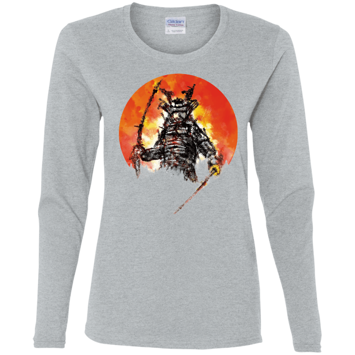 T-Shirts Sport Grey / S Samurai Bot Women's Long Sleeve T-Shirt
