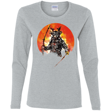 T-Shirts Sport Grey / S Samurai Bot Women's Long Sleeve T-Shirt