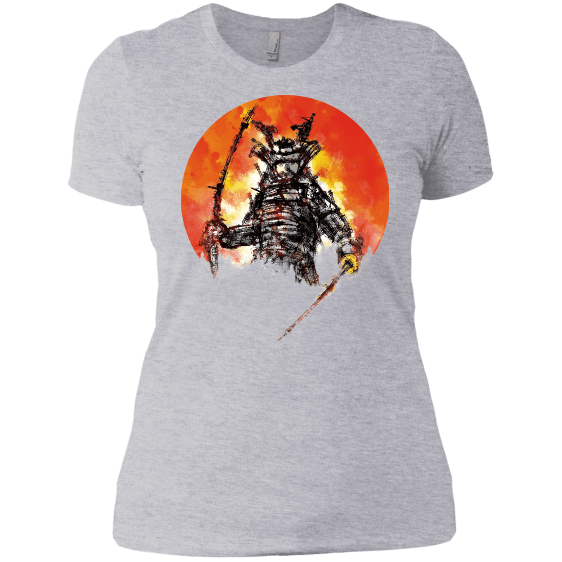 T-Shirts Heather Grey / X-Small Samurai Bot Women's Premium T-Shirt