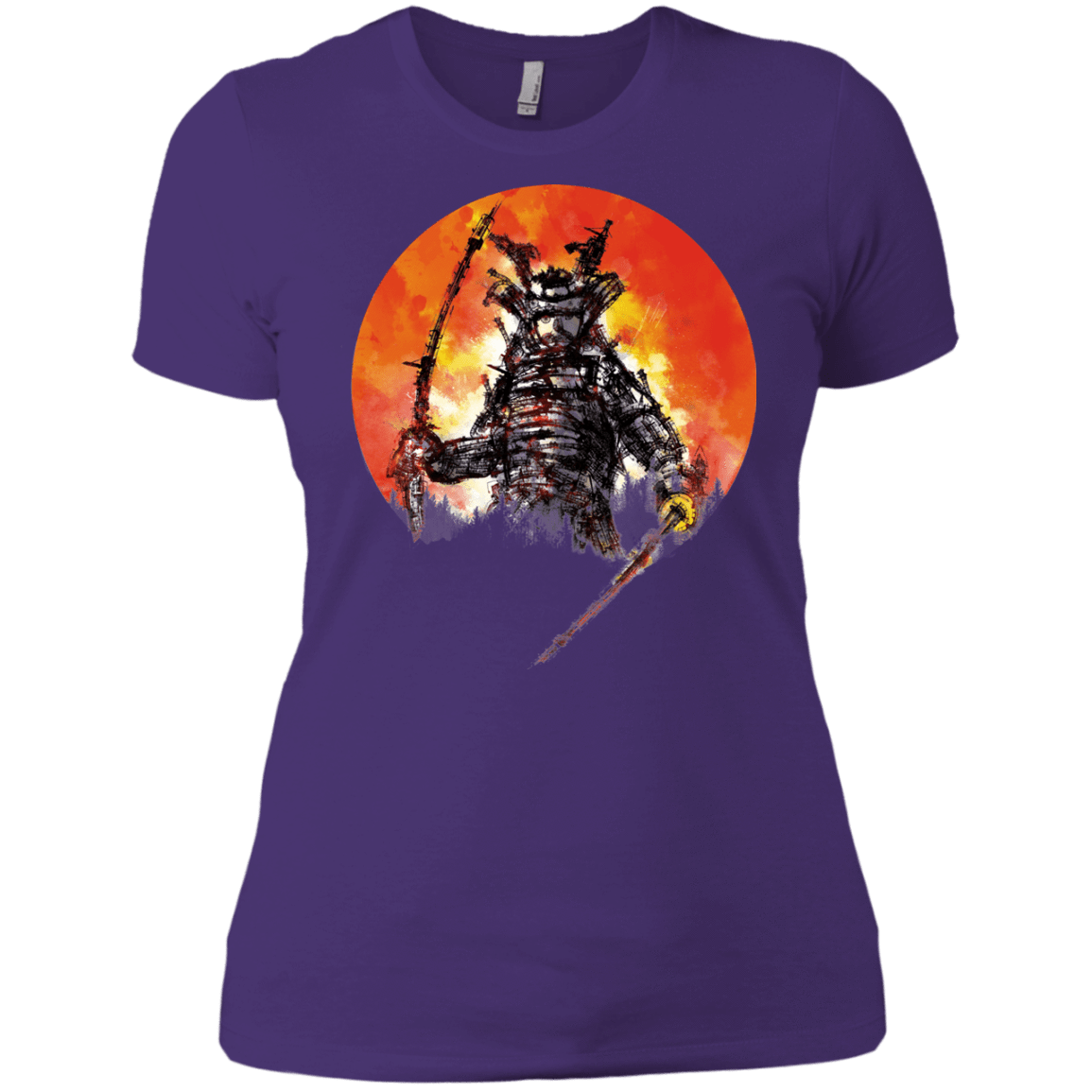 T-Shirts Purple Rush/ / X-Small Samurai Bot Women's Premium T-Shirt