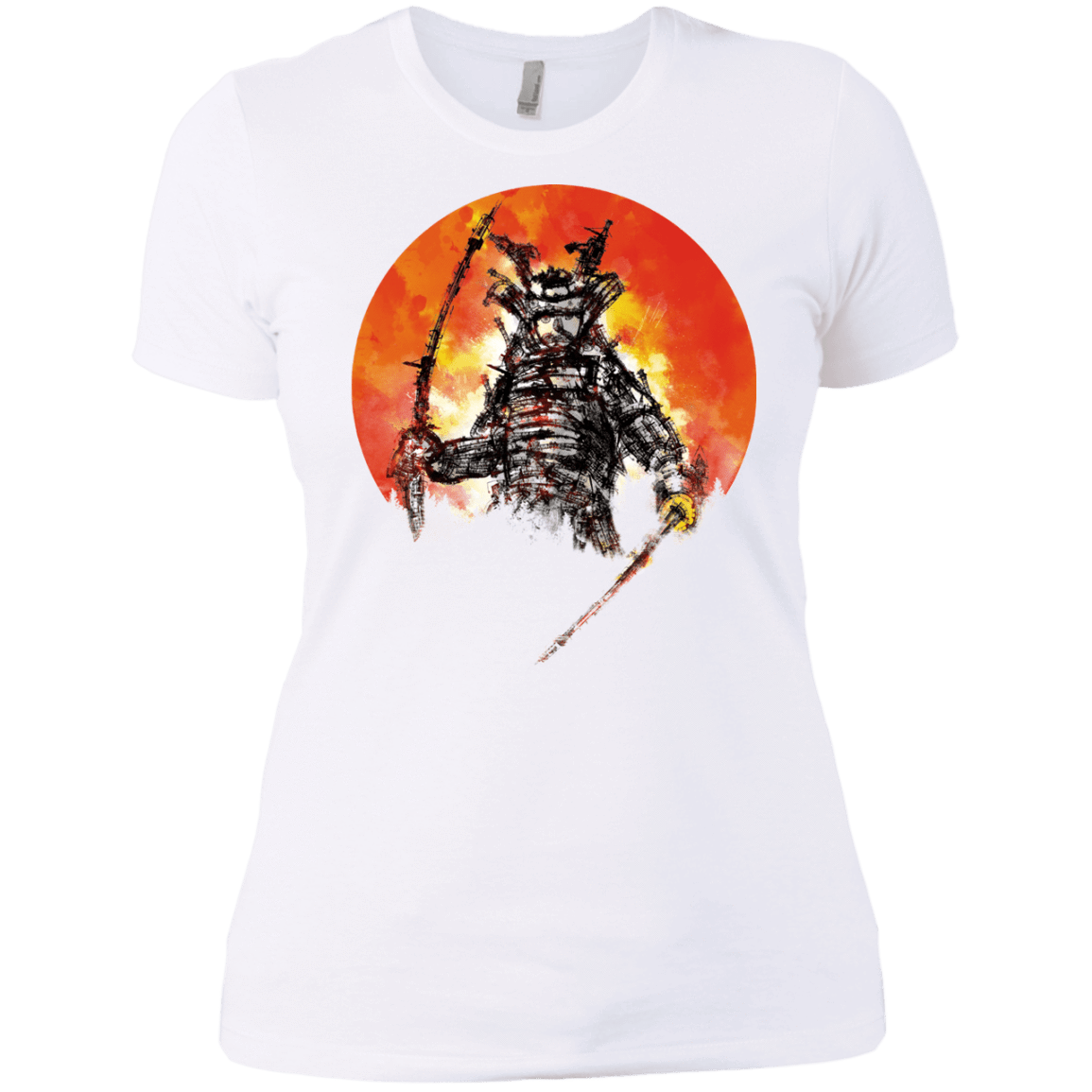 T-Shirts White / X-Small Samurai Bot Women's Premium T-Shirt