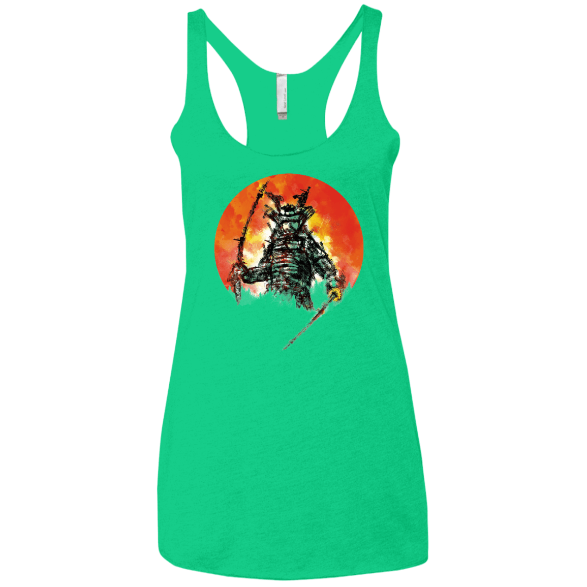 Samurai Bot Women's Triblend Racerback Tank