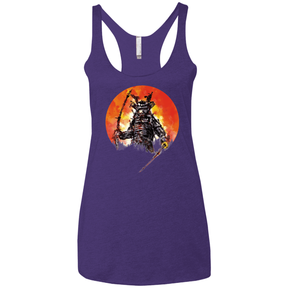 Samurai Bot Women's Triblend Racerback Tank