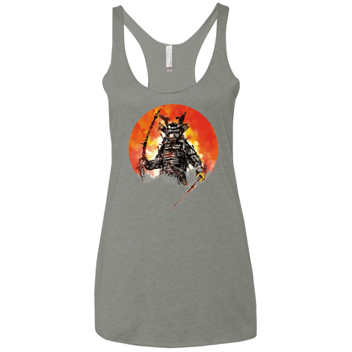 Samurai Bot Women's Triblend Racerback Tank