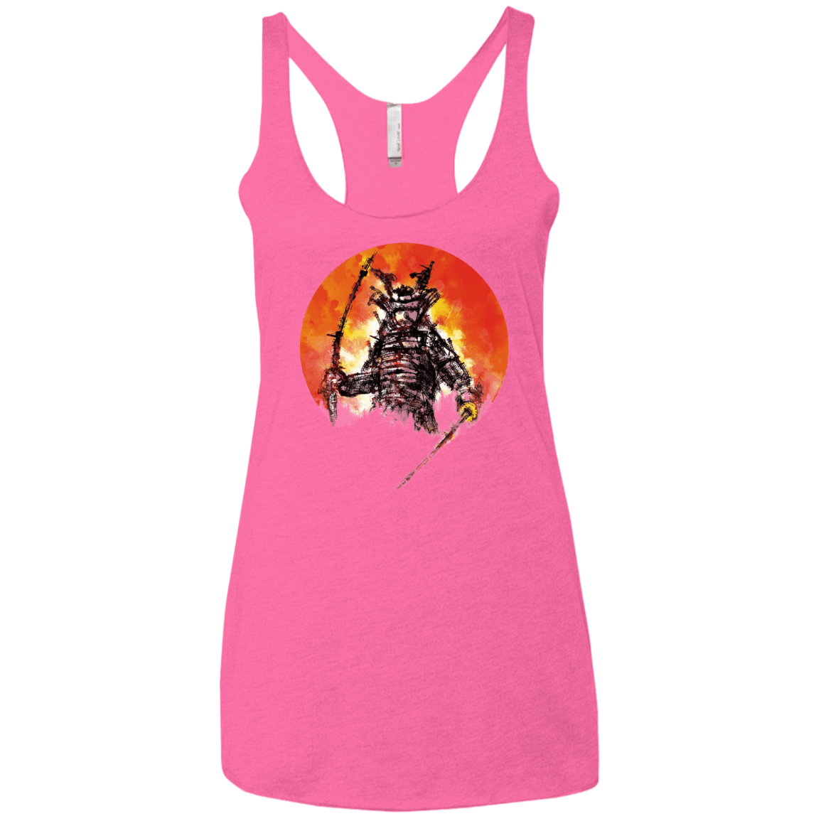 Samurai Bot Women's Triblend Racerback Tank