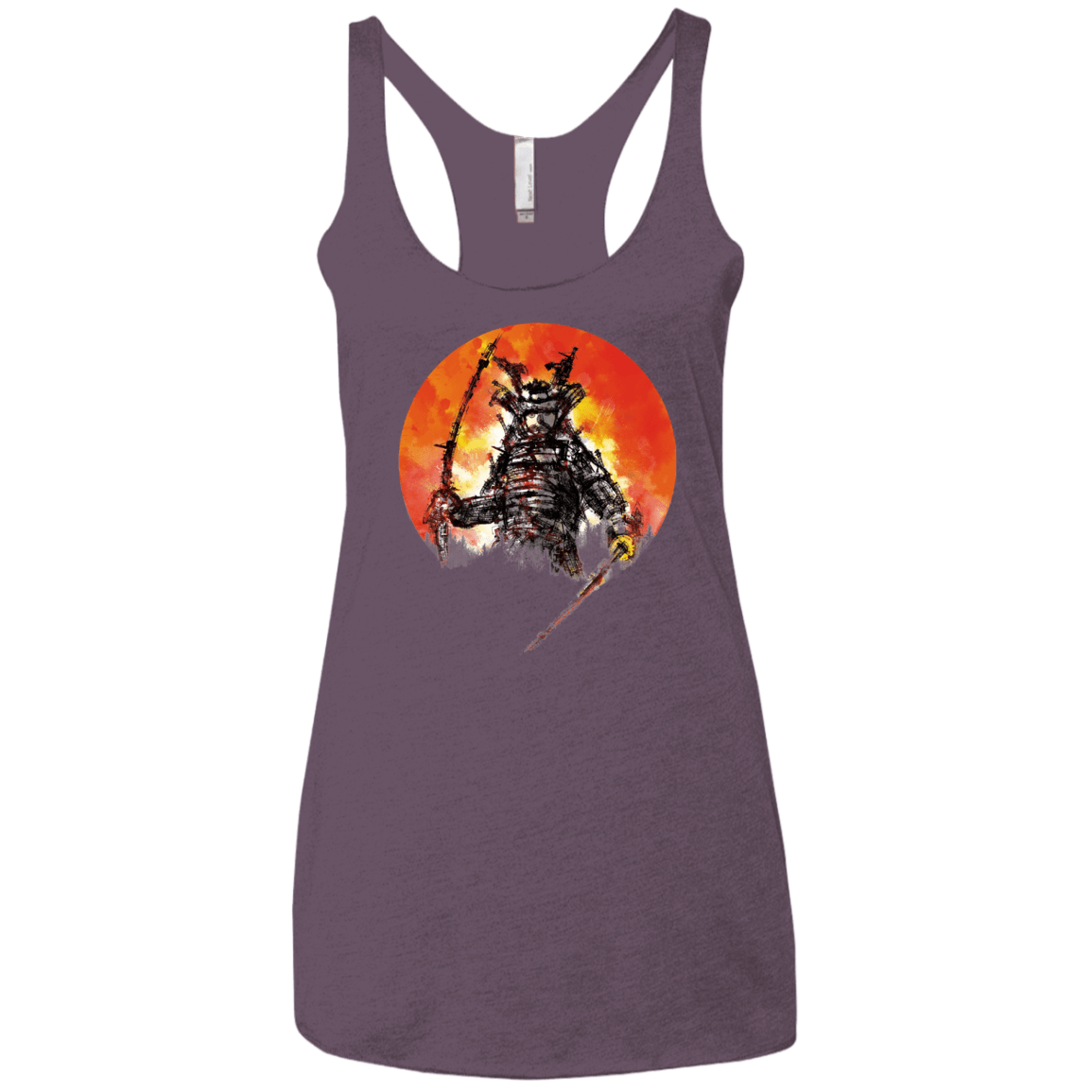 Samurai Bot Women's Triblend Racerback Tank