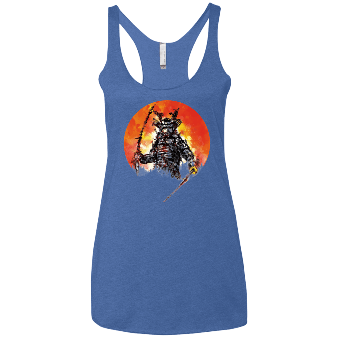 Samurai Bot Women's Triblend Racerback Tank