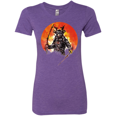 T-Shirts Purple Rush / S Samurai Bot Women's Triblend T-Shirt