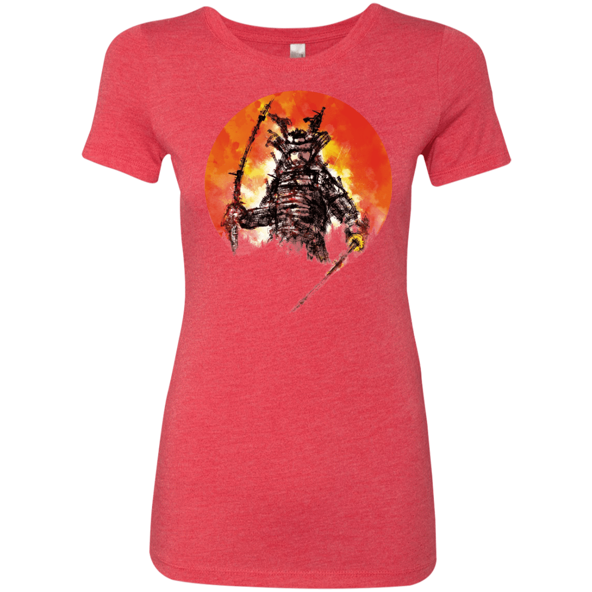 T-Shirts Vintage Red / S Samurai Bot Women's Triblend T-Shirt