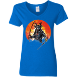 T-Shirts Royal / S Samurai Bot Women's V-Neck T-Shirt