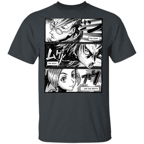 T-Shirts Dark Heather / S Samurai Champloo Manga T-Shirt