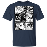 T-Shirts Navy / S Samurai Champloo Manga T-Shirt