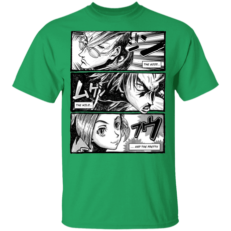 T-Shirts Irish Green / YXS Samurai Champloo Manga Youth T-Shirt