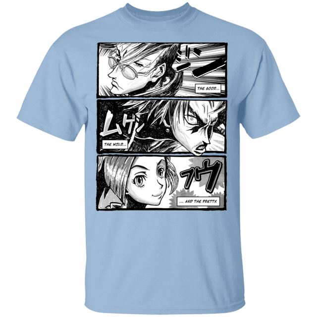 T-Shirts Light Blue / YXS Samurai Champloo Manga Youth T-Shirt