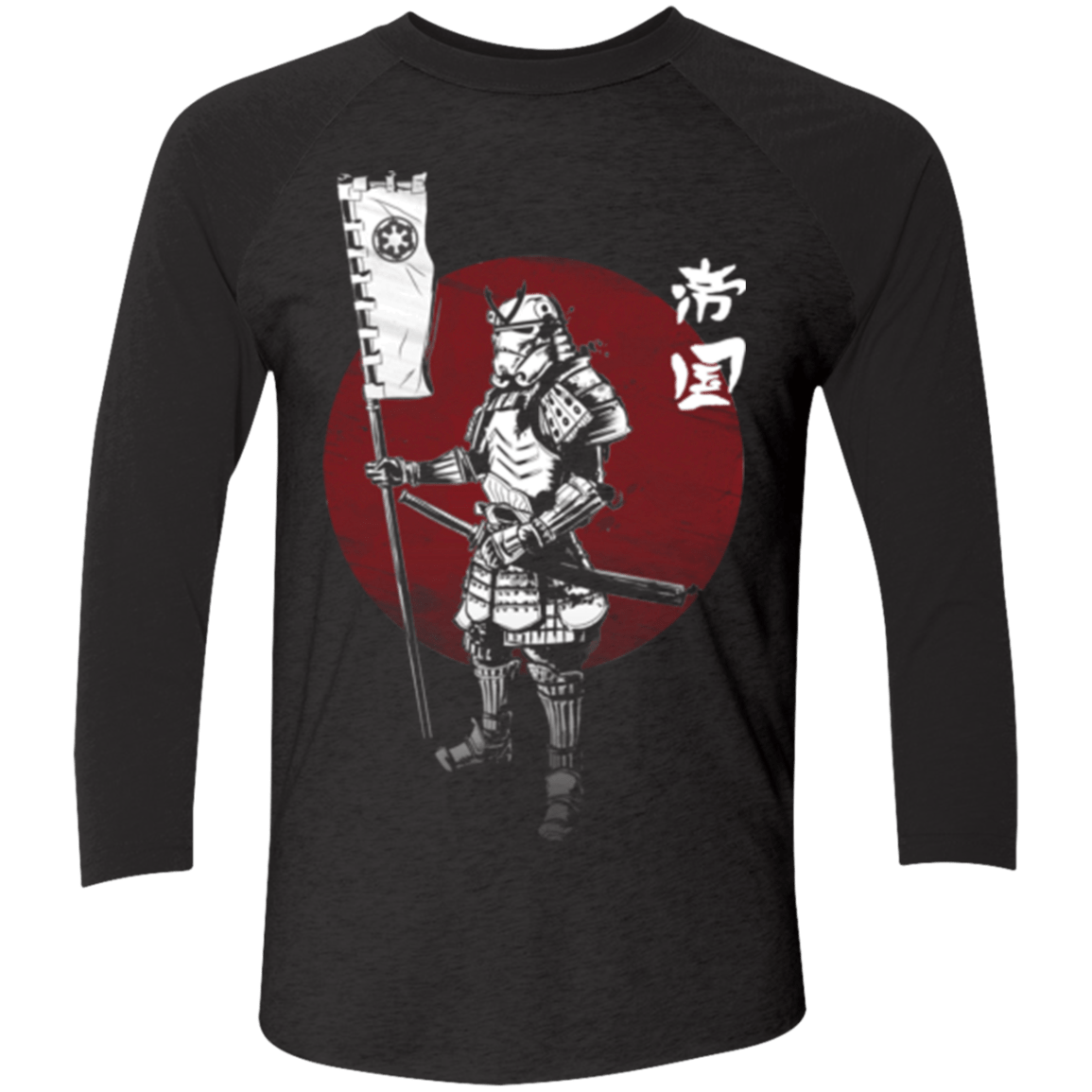 T-Shirts Vintage Black/Vintage Black / X-Small Samurai Empire Men's Triblend 3/4 Sleeve
