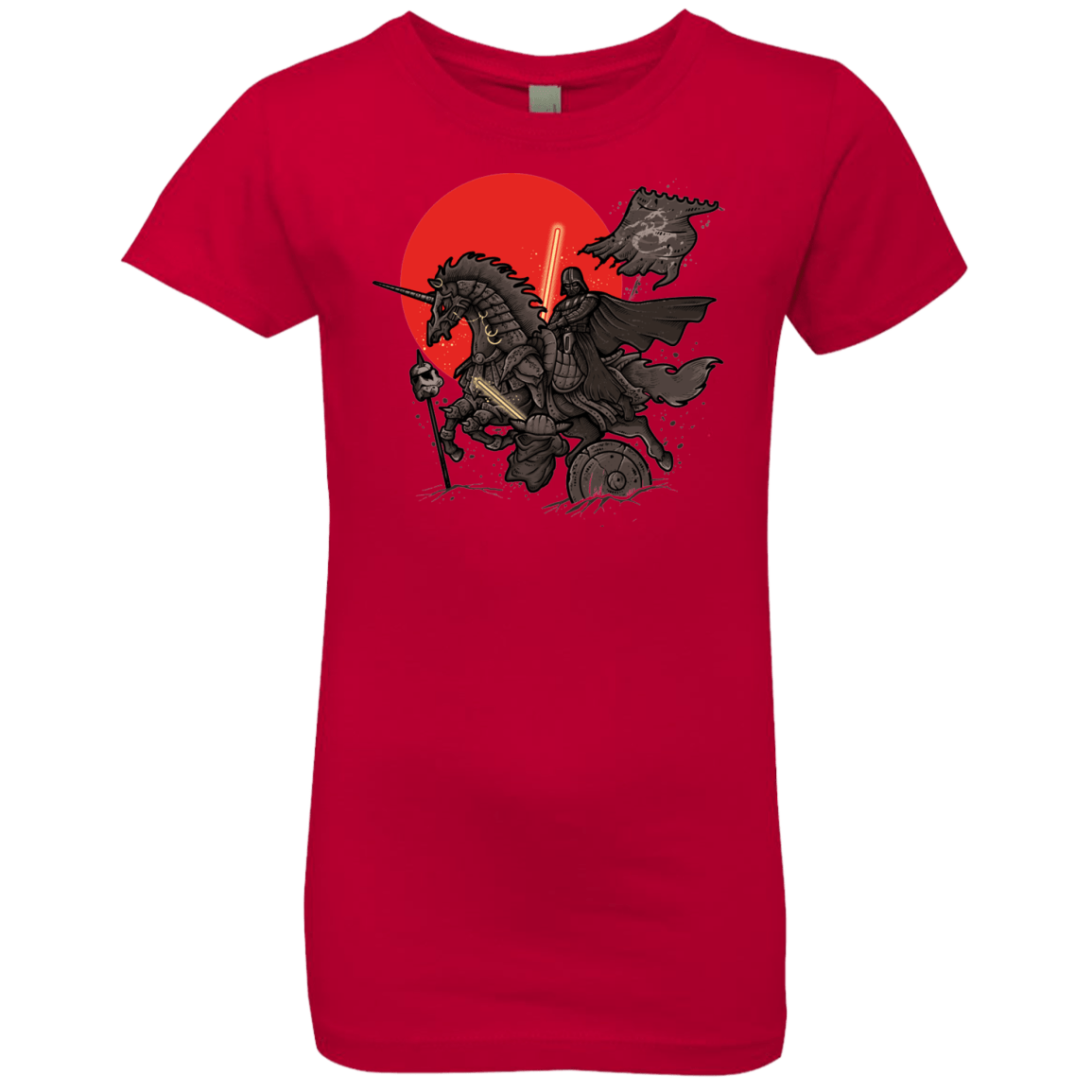 T-Shirts Red / YXS SAMURAI GALAXY Girls Premium T-Shirt