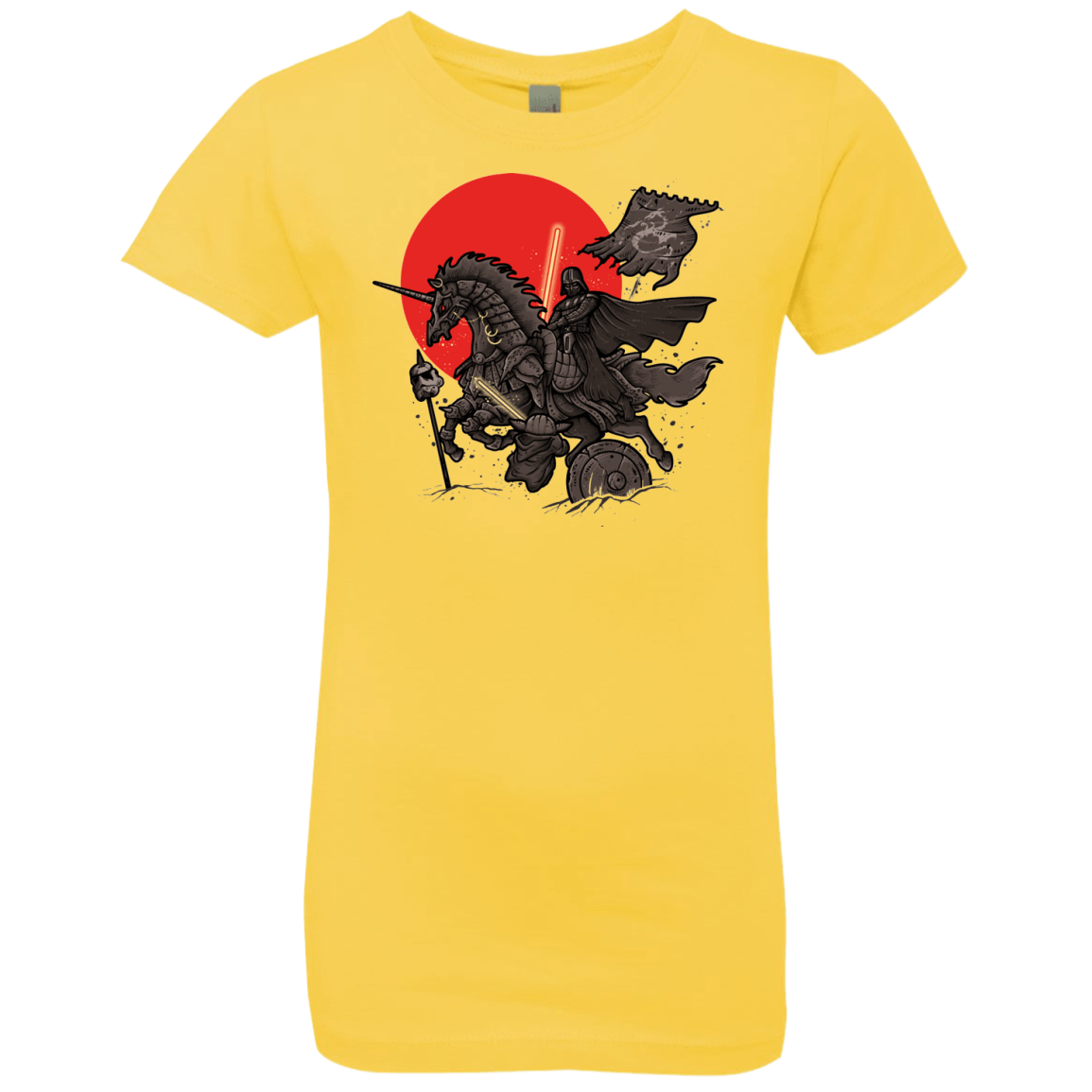 T-Shirts Vibrant Yellow / YXS SAMURAI GALAXY Girls Premium T-Shirt