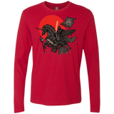 T-Shirts Red / Small SAMURAI GALAXY Men's Premium Long Sleeve