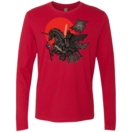 T-Shirts Red / Small SAMURAI GALAXY Men's Premium Long Sleeve