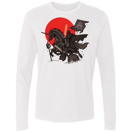 T-Shirts White / Small SAMURAI GALAXY Men's Premium Long Sleeve