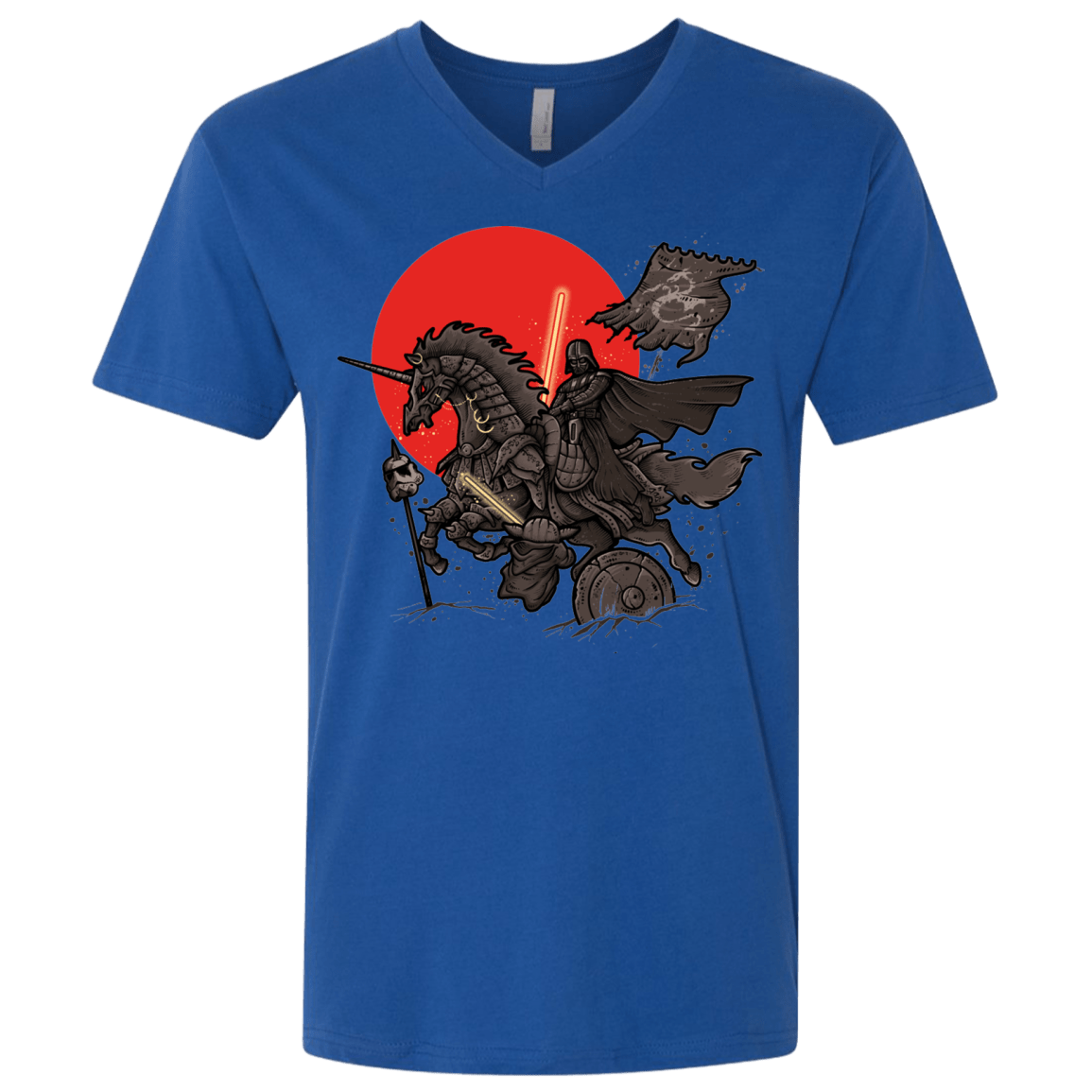 T-Shirts Royal / X-Small SAMURAI GALAXY Men's Premium V-Neck