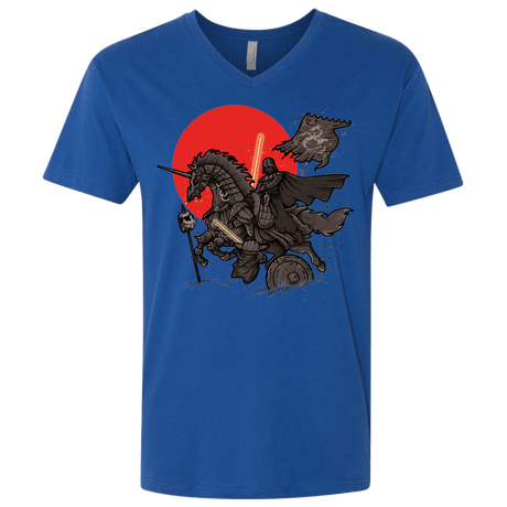 T-Shirts Royal / X-Small SAMURAI GALAXY Men's Premium V-Neck