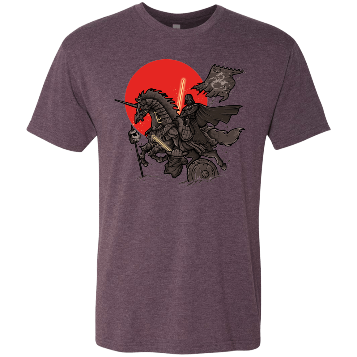 T-Shirts Vintage Purple / Small SAMURAI GALAXY Men's Triblend T-Shirt