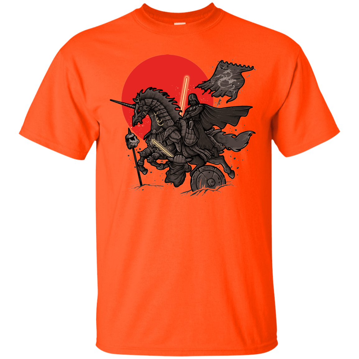 T-Shirts Orange / Small SAMURAI GALAXY T-Shirt