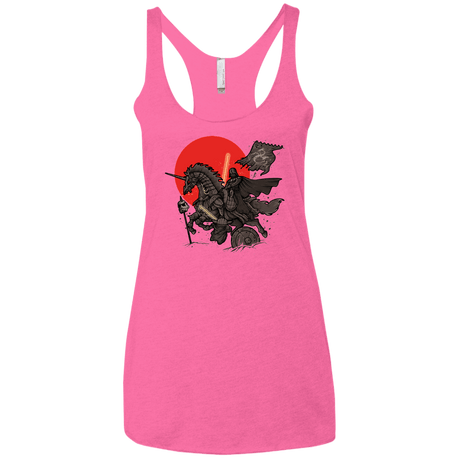 T-Shirts Vintage Pink / X-Small SAMURAI GALAXY Women's Triblend Racerback Tank