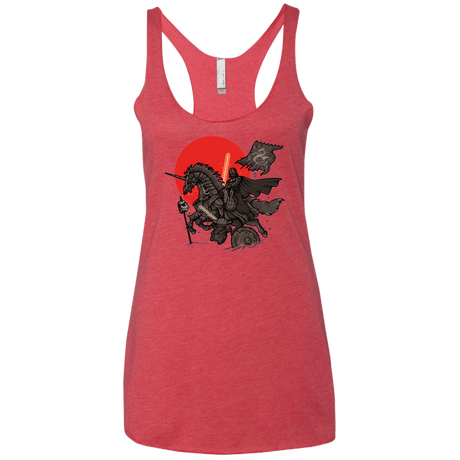 T-Shirts Vintage Red / X-Small SAMURAI GALAXY Women's Triblend Racerback Tank