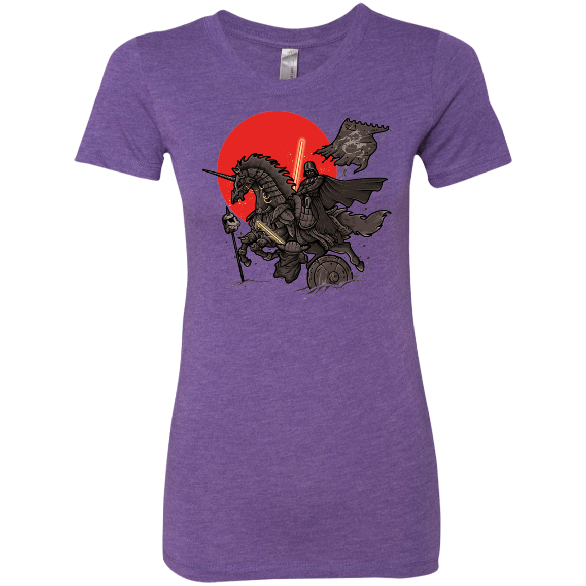 T-Shirts Purple Rush / Small SAMURAI GALAXY Women's Triblend T-Shirt