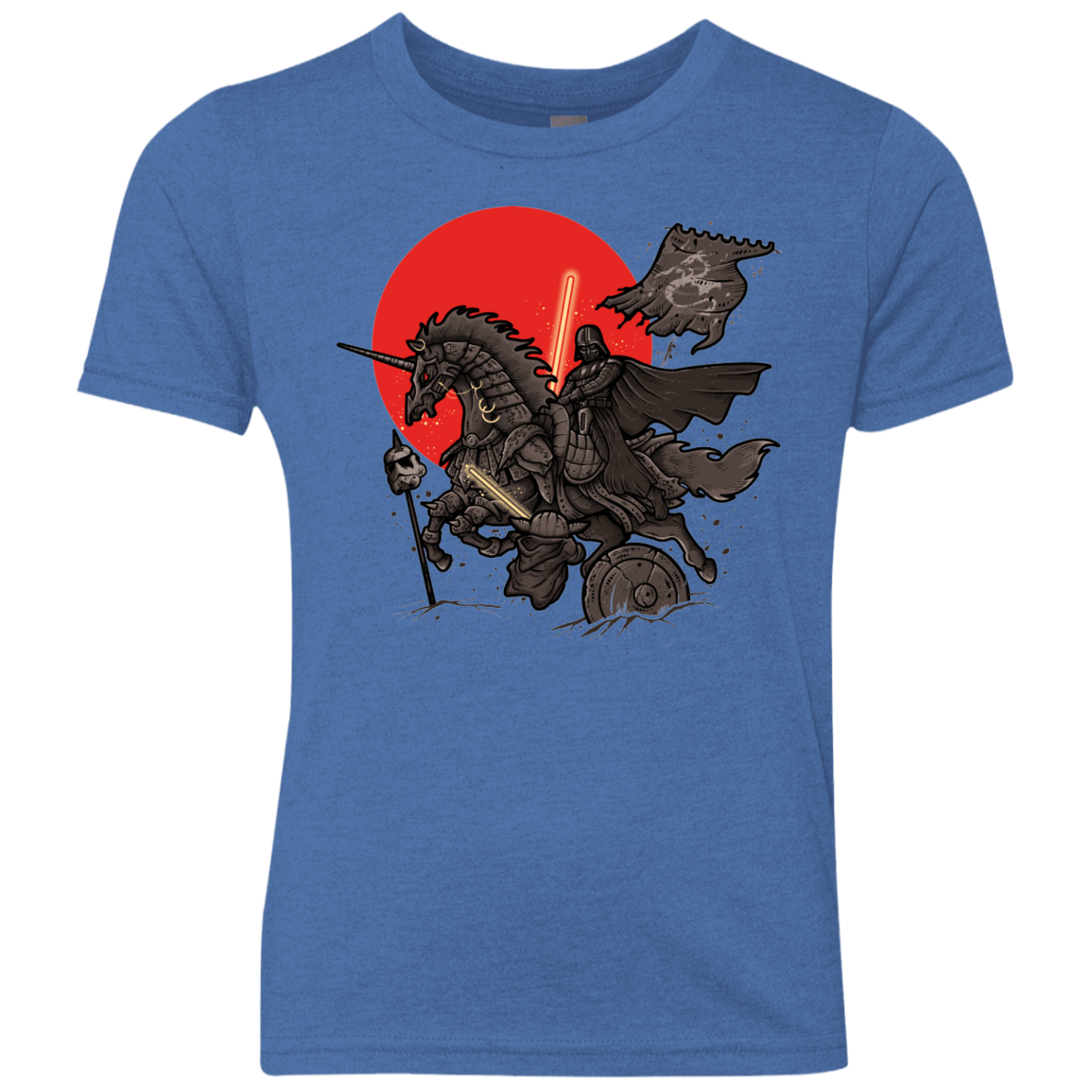 T-Shirts Vintage Royal / YXS SAMURAI GALAXY Youth Triblend T-Shirt