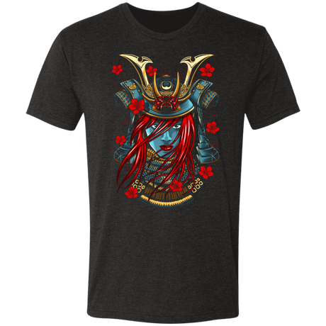T-Shirts Vintage Black / S Samurai Girl Men's Triblend T-Shirt