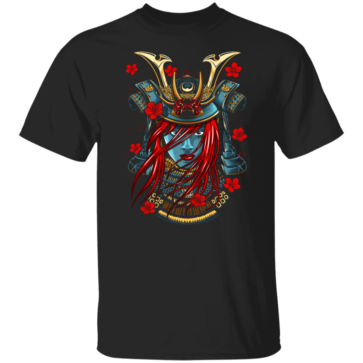 T-Shirts Black / S Samurai Girl T-Shirt