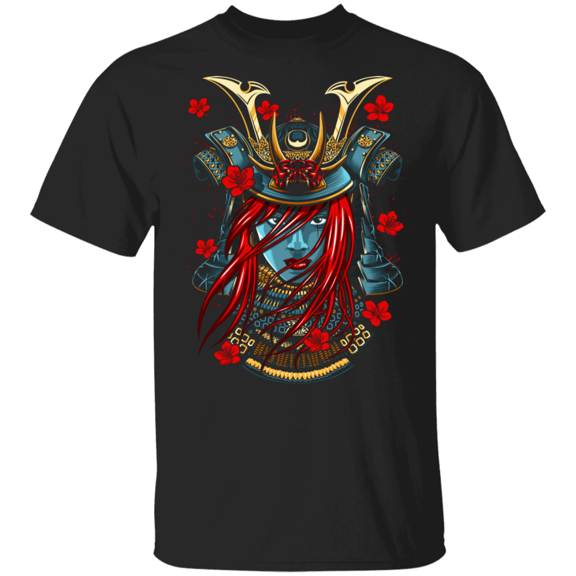 T-Shirts Black / YXS Samurai Girl Youth T-Shirt