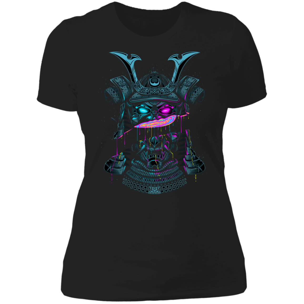 T-Shirts Black / X-Small Samurai Liquid Women's Premium T-Shirt