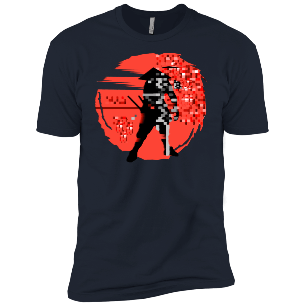 T-Shirts Midnight Navy / YXS Samurai Pixel Boys Premium T-Shirt