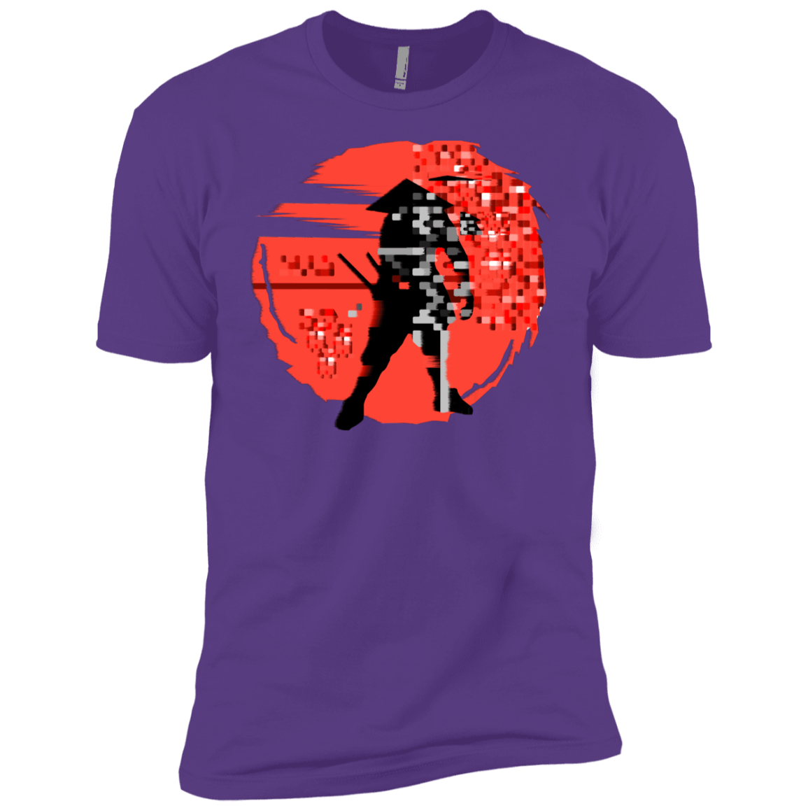 T-Shirts Purple Rush / YXS Samurai Pixel Boys Premium T-Shirt