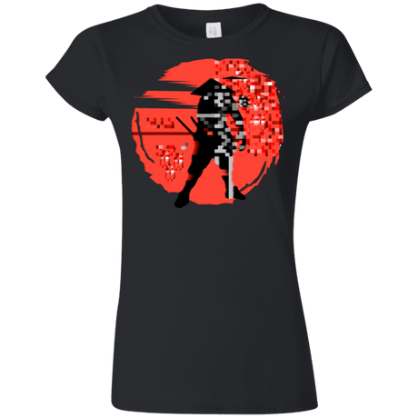 T-Shirts Black / S Samurai Pixel Junior Slimmer-Fit T-Shirt