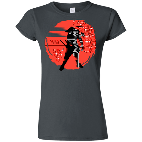 T-Shirts Charcoal / S Samurai Pixel Junior Slimmer-Fit T-Shirt