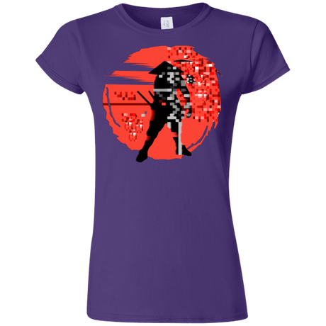 T-Shirts Purple / S Samurai Pixel Junior Slimmer-Fit T-Shirt