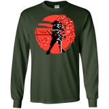 T-Shirts Forest Green / S Samurai Pixel Men's Long Sleeve T-Shirt