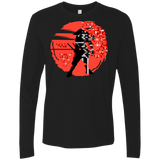 T-Shirts Black / S Samurai Pixel Men's Premium Long Sleeve